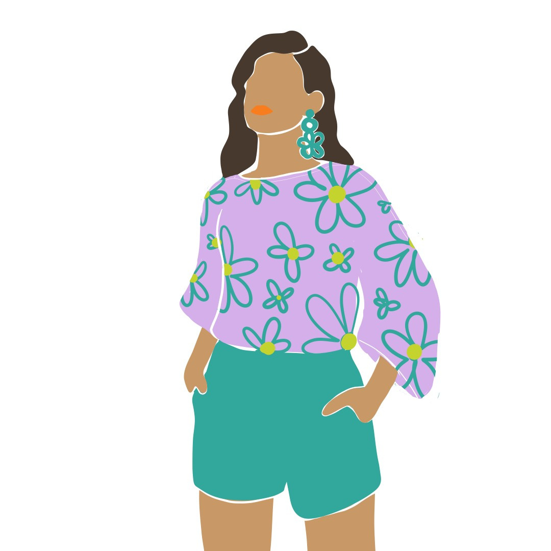 EASY BREEZY TOP + 2 Bonus variations- PDF indie sewing pattern workbook