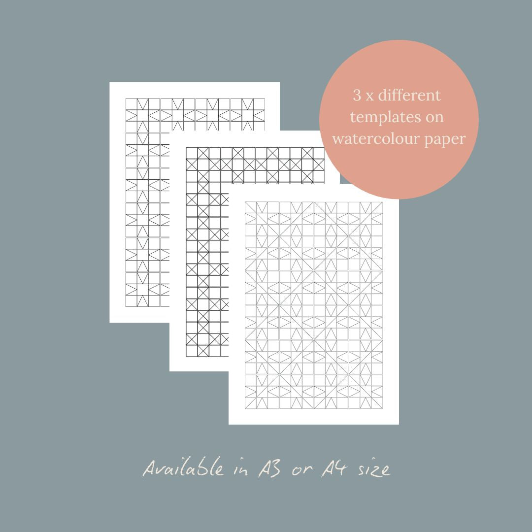 Watercolour Quilt Tracker - Physical Templates