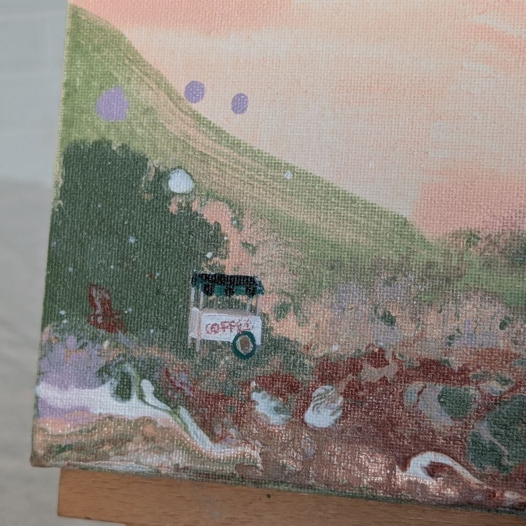 But Coffee First - Original Artwork