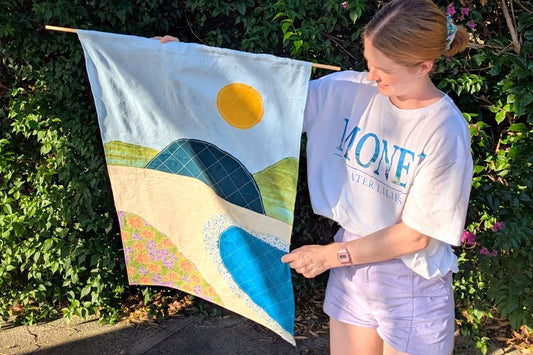 DIY: Landscape Quilted Wall Hanging